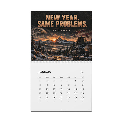 Disgruntled Outpost 2027 Field Calendar front cover
