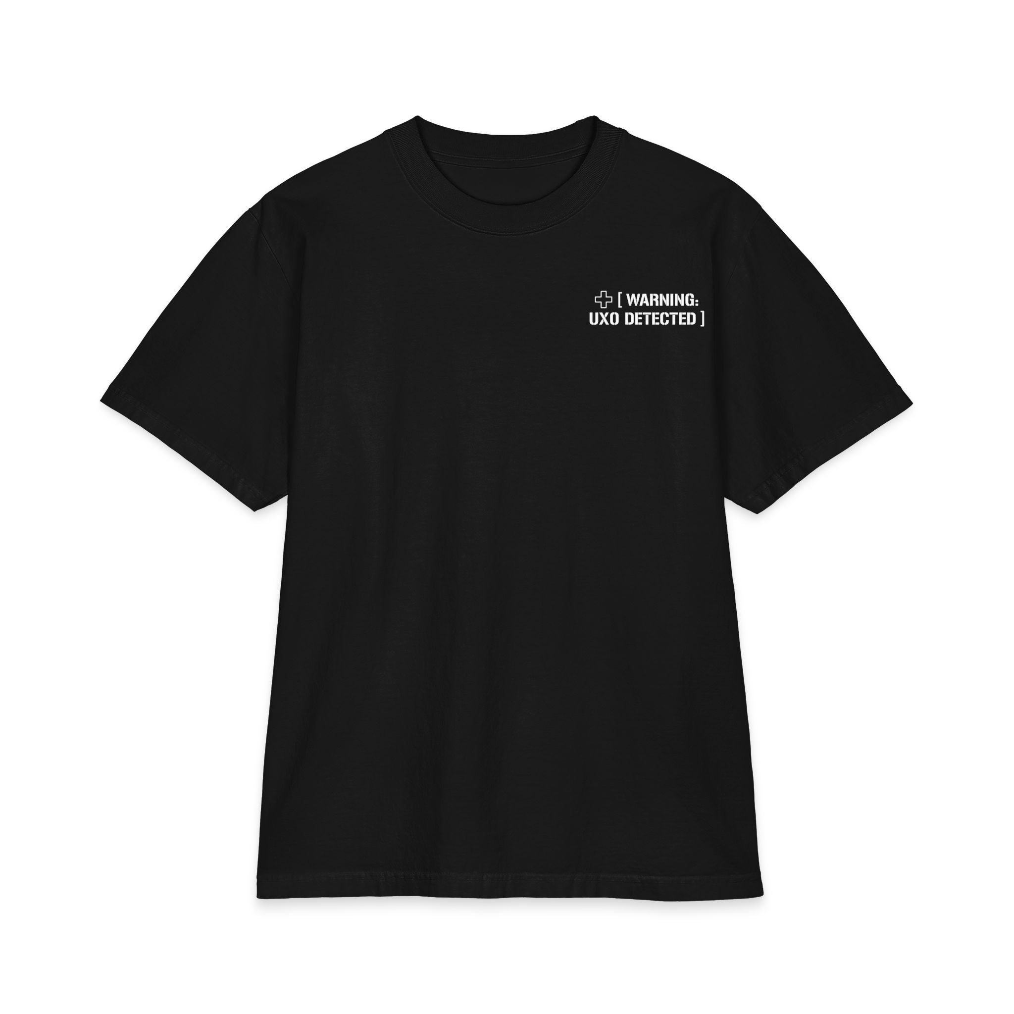 UXO Detected Technical Blueprint Tee