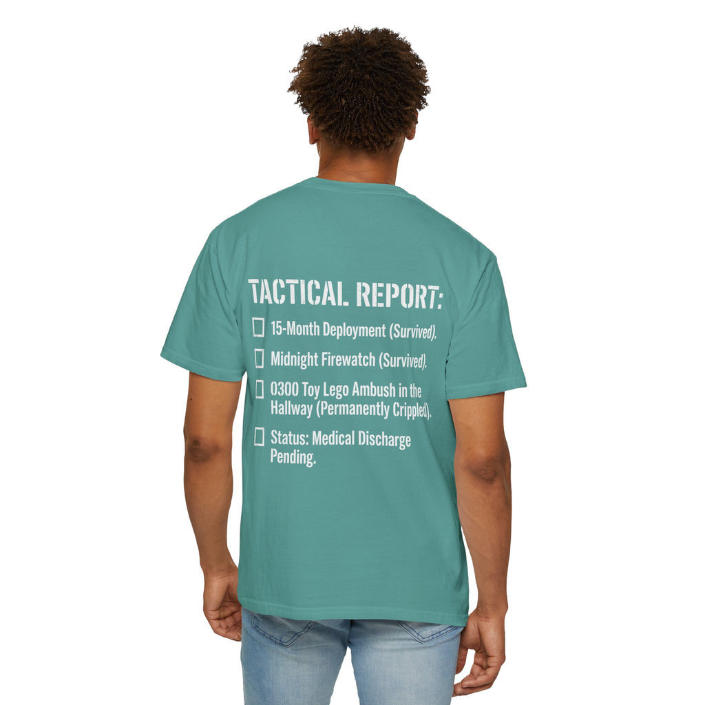 0300 Toy Lego Ambush Survivor Heavyweight Tee — Tactical Report Series