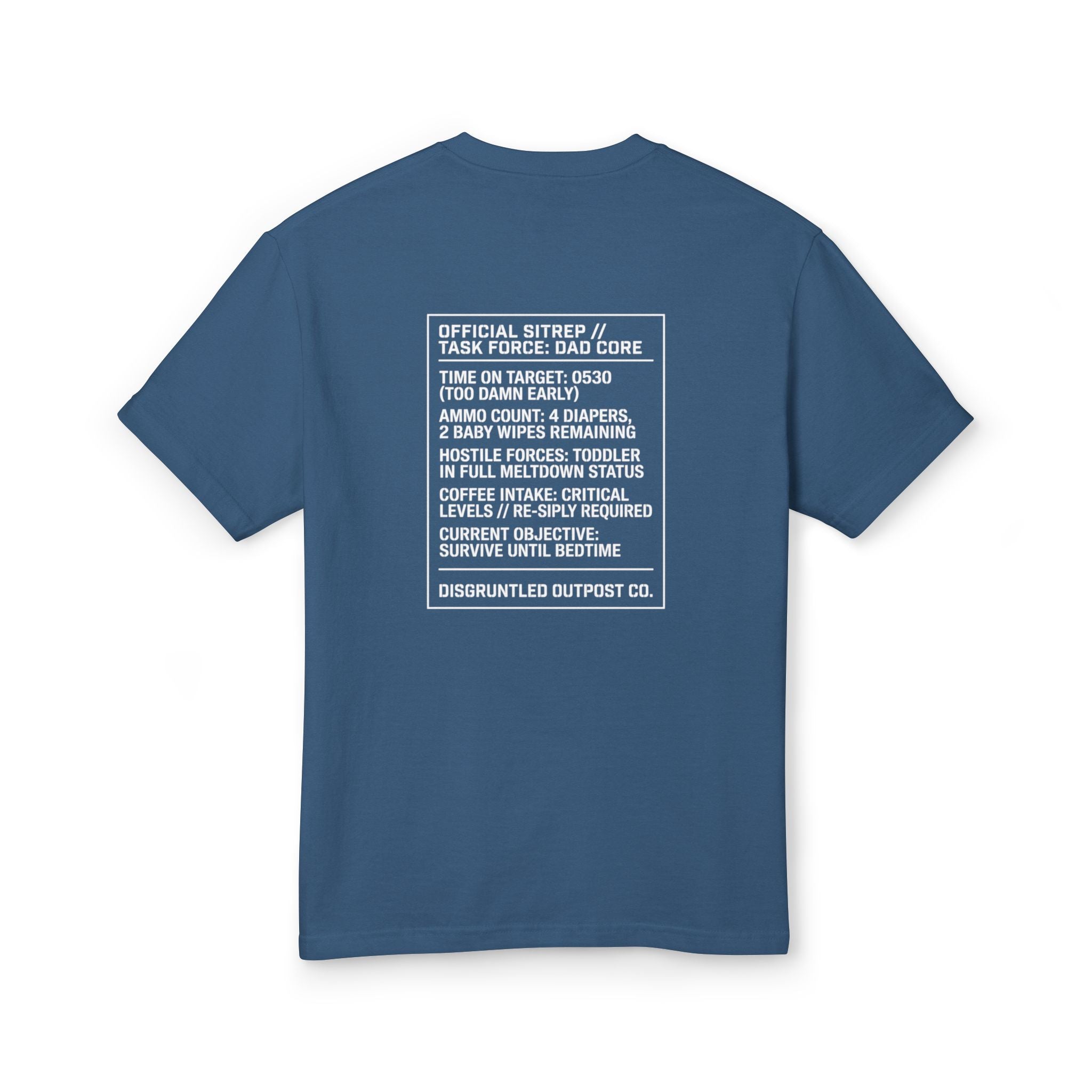 The "Task Force: Dad Core" Patch Heavyweight Tee