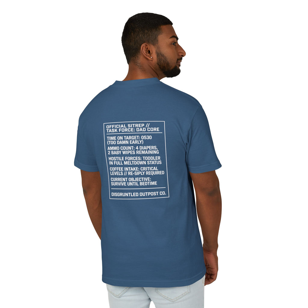 The "Task Force: Dad Core" Patch Heavyweight Tee