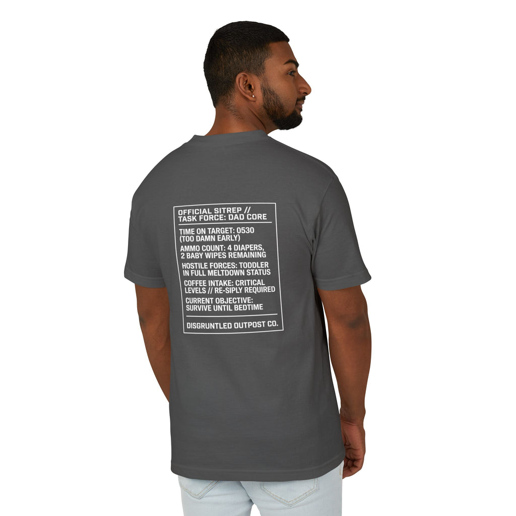 The "Task Force: Dad Core" Patch Heavyweight Tee