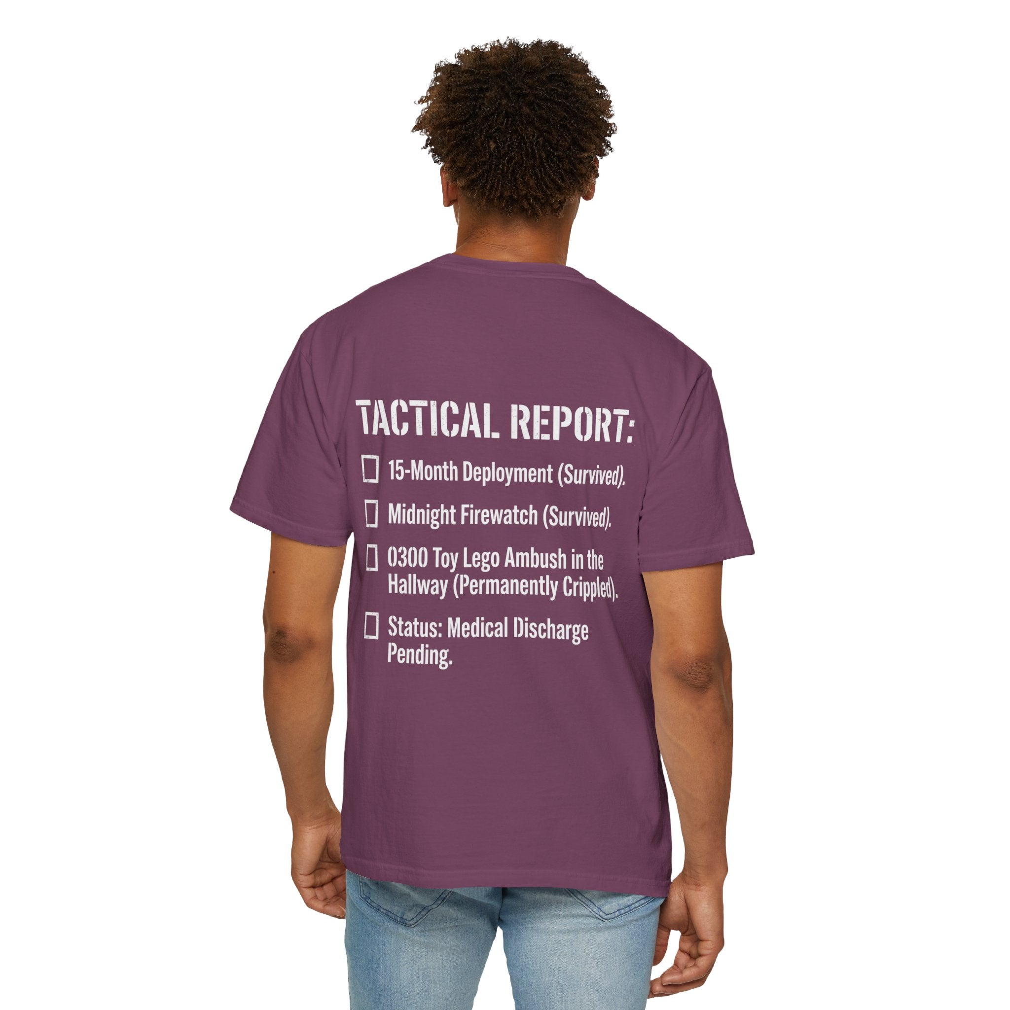 0300 Toy Lego Ambush Survivor Heavyweight Tee — Tactical Report Series