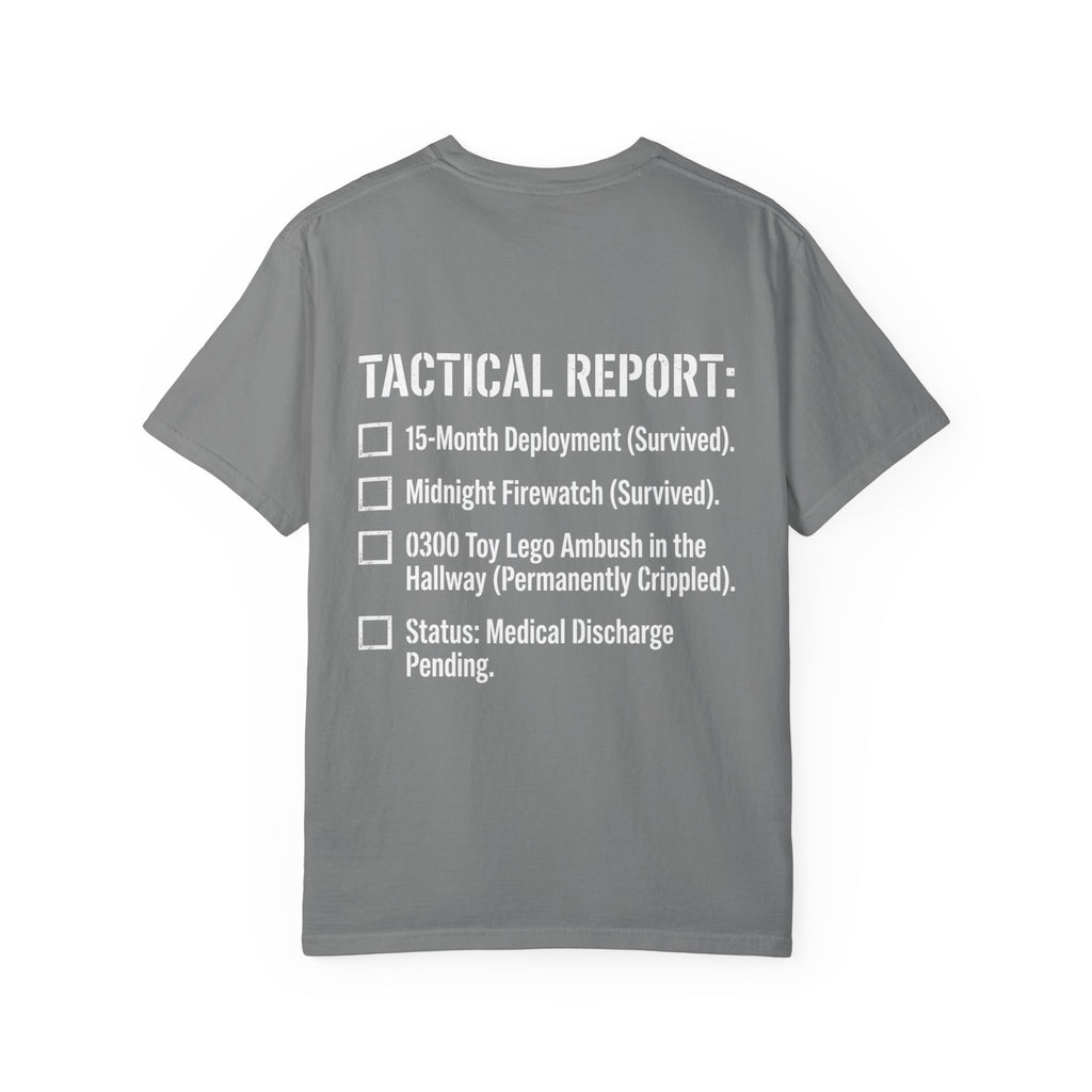 0300 Toy Lego Ambush Survivor Heavyweight Tee — Tactical Report Series