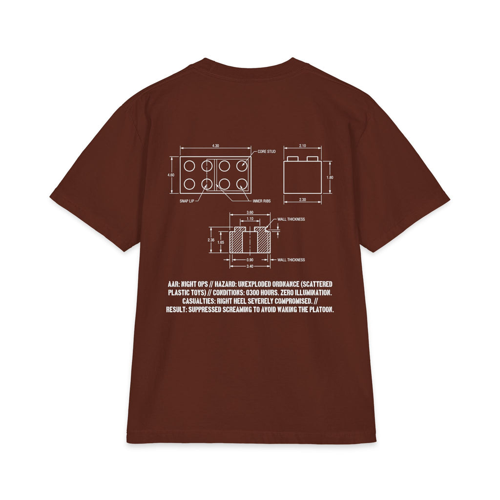 UXO Detected Technical Blueprint Tee