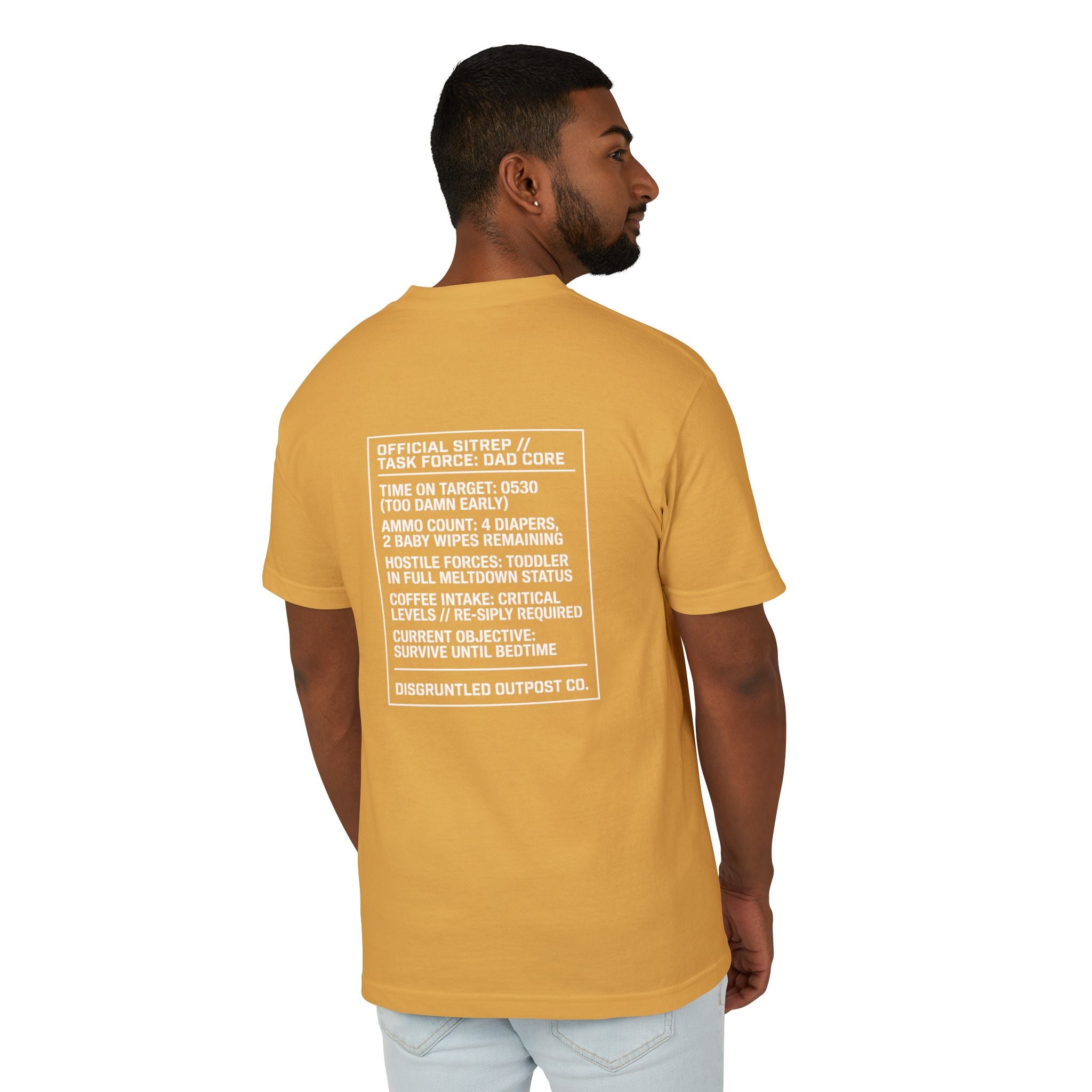 The "Task Force: Dad Core" Patch Heavyweight Tee
