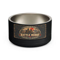Disgruntled Outpost Battle Buddy 18 oz pet bowl product mockup