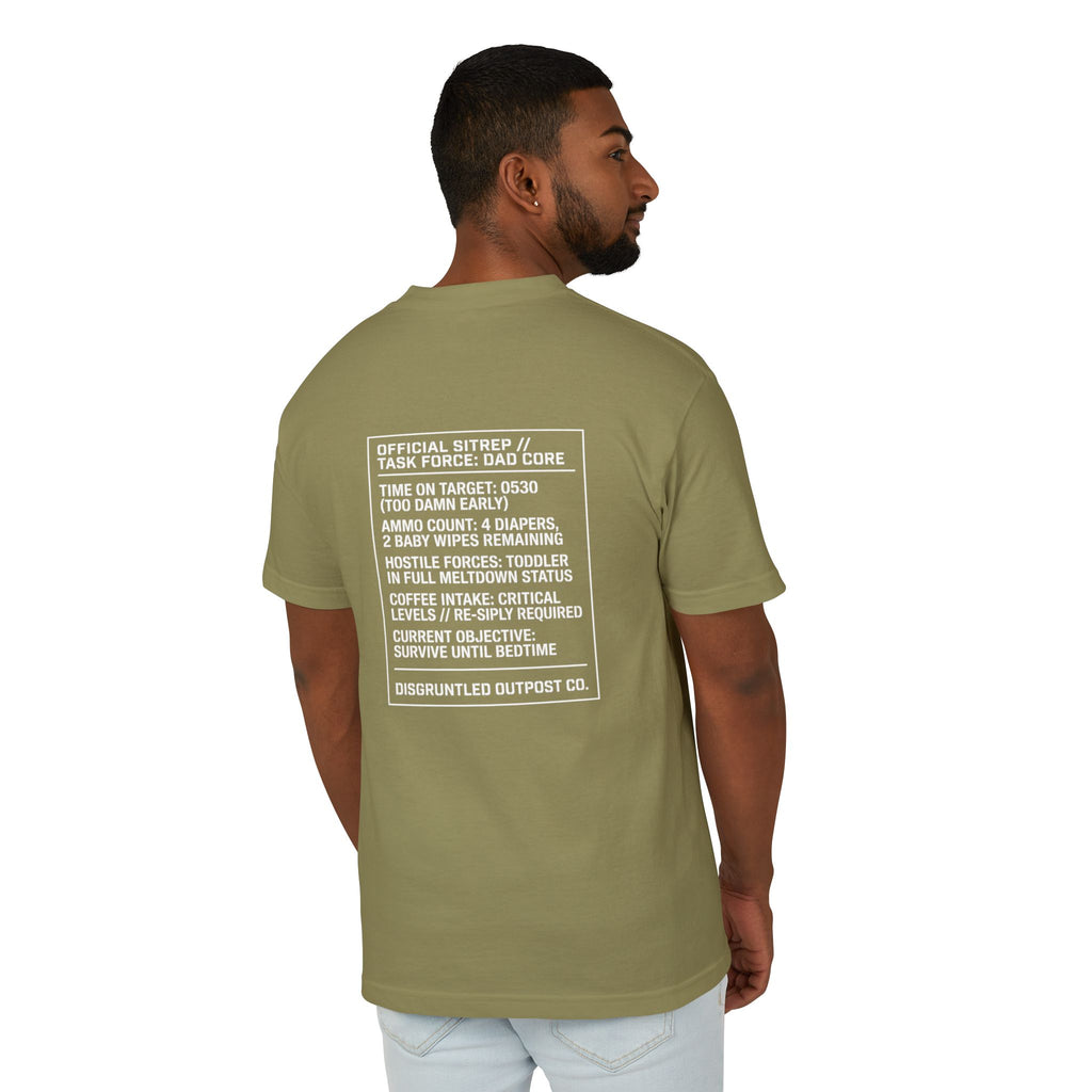 The "Task Force: Dad Core" Patch Heavyweight Tee
