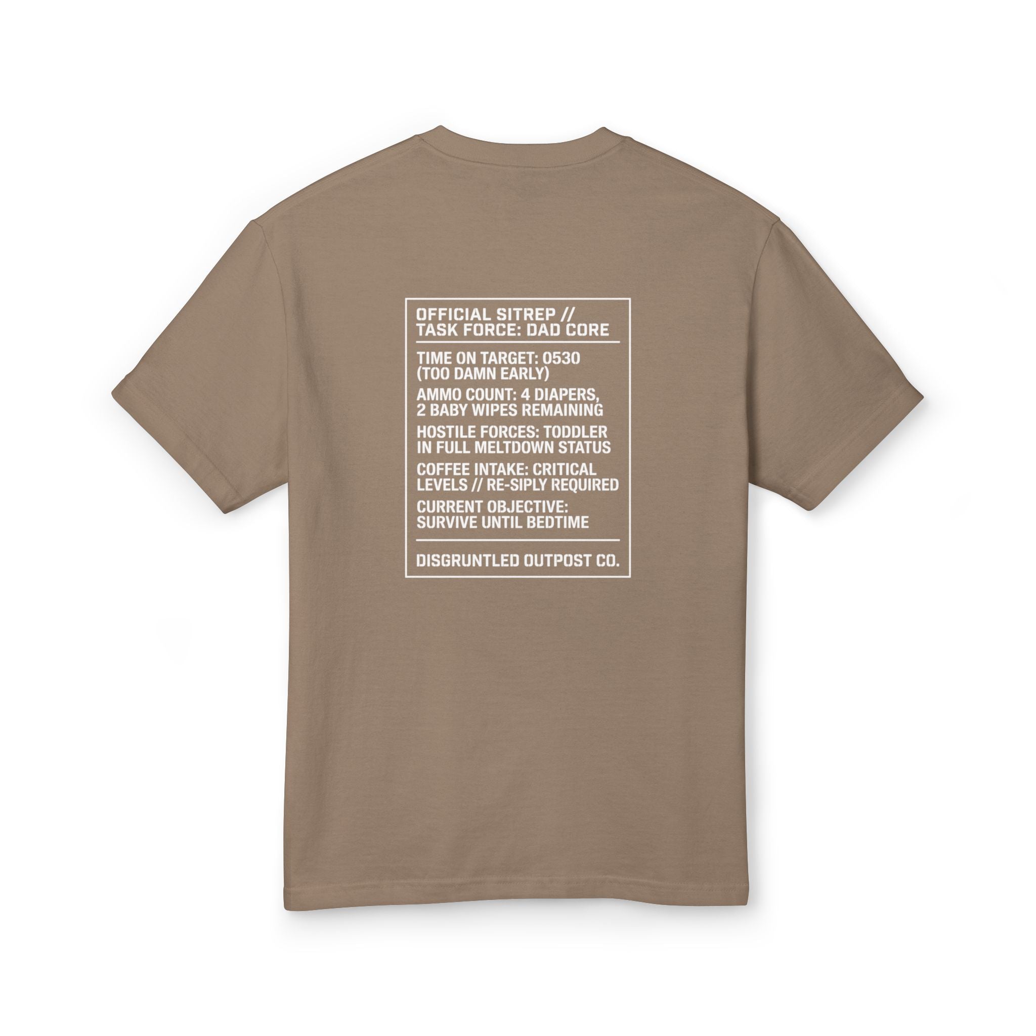 The "Task Force: Dad Core" Patch Heavyweight Tee