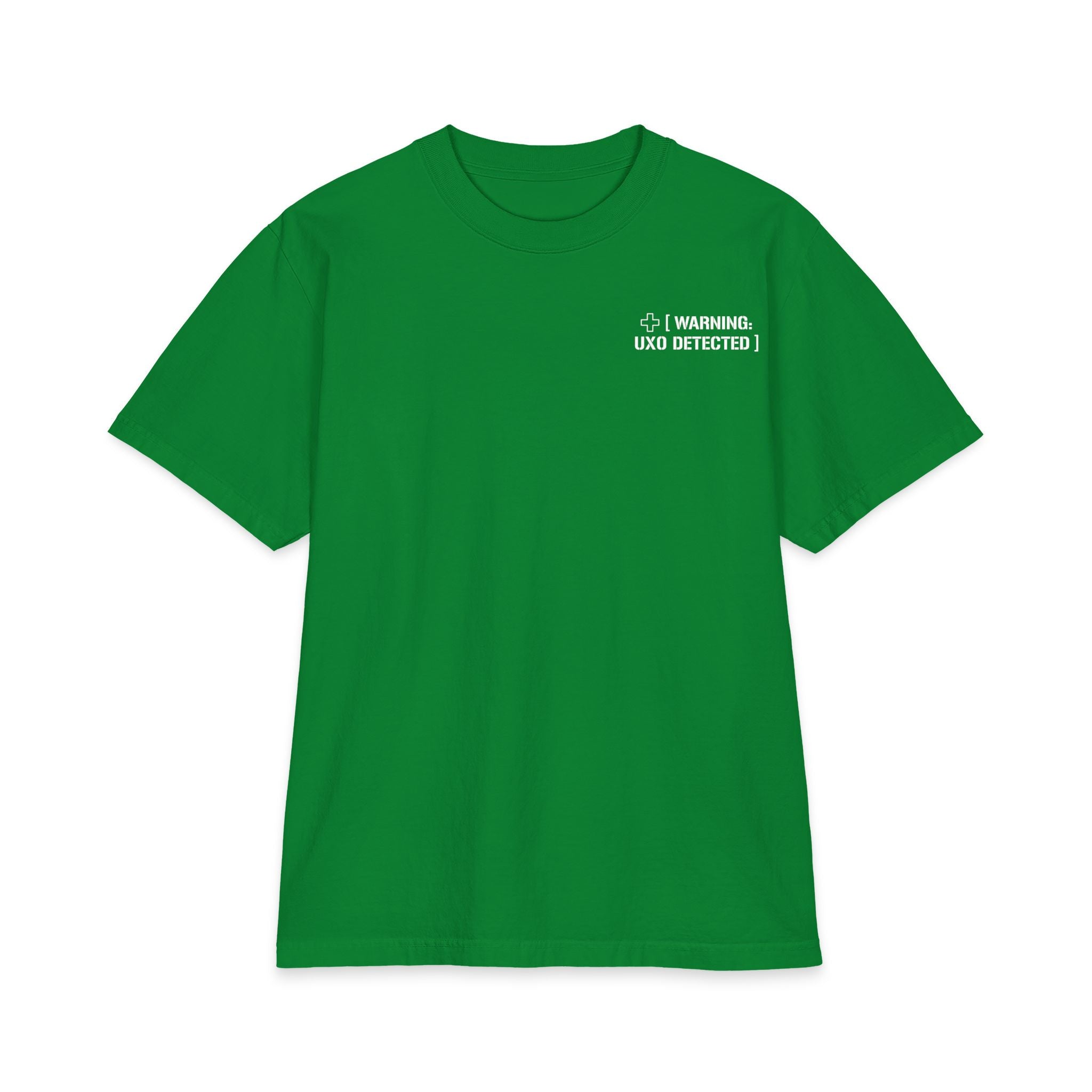 UXO Detected Technical Blueprint Tee