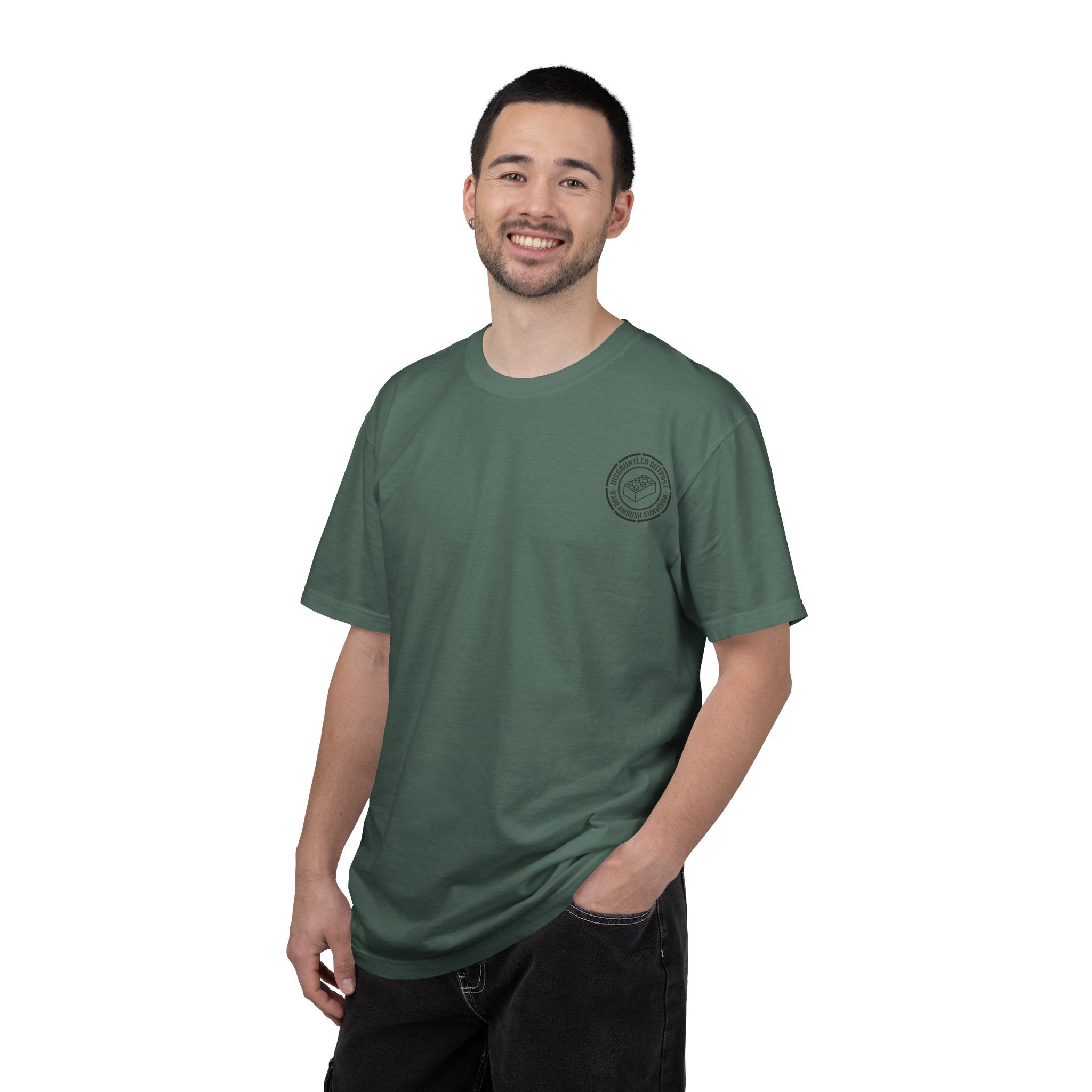 0300 Toy Lego Ambush Survivor Heavyweight Tee — Tactical Report Series