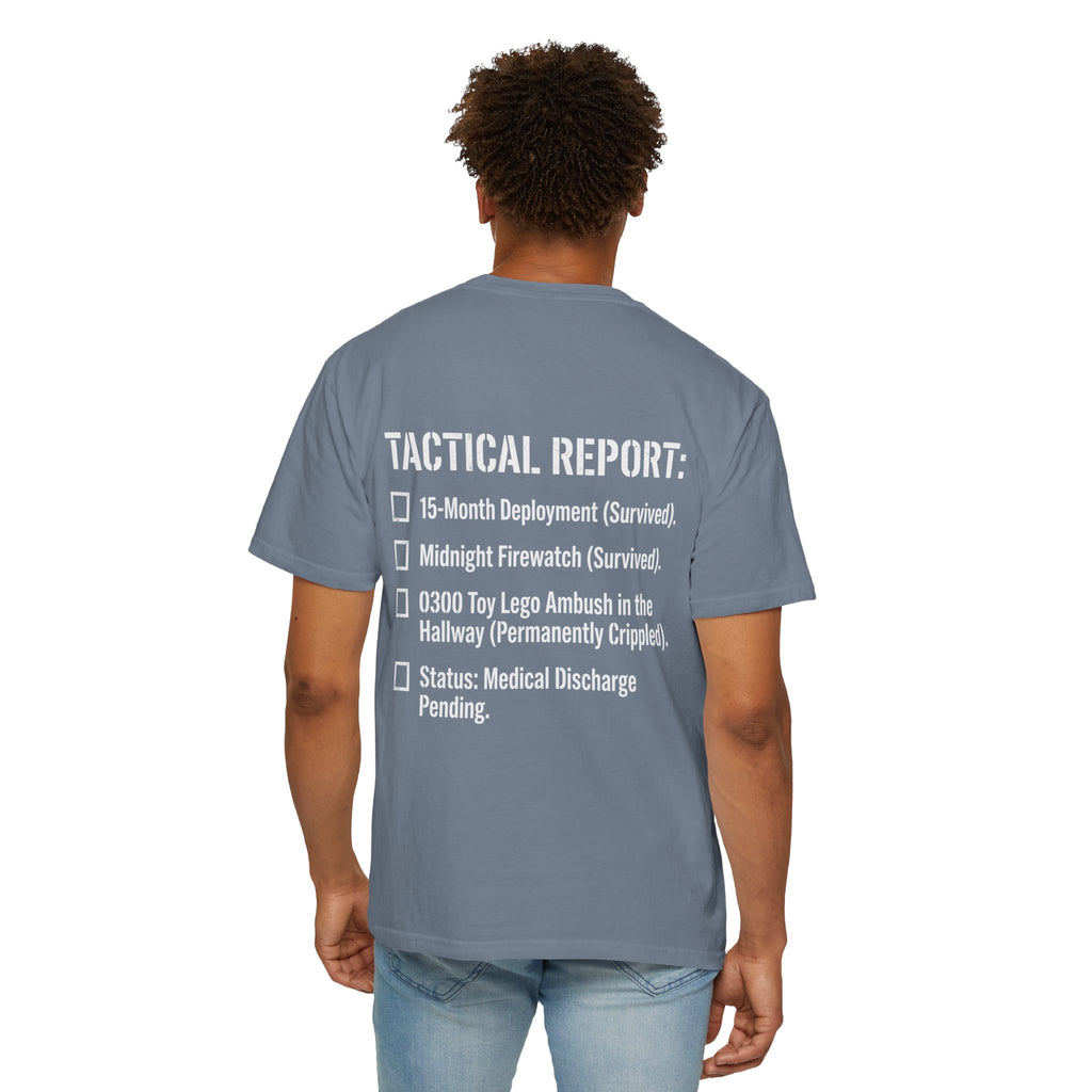 0300 Toy Lego Ambush Survivor Heavyweight Tee — Tactical Report Series