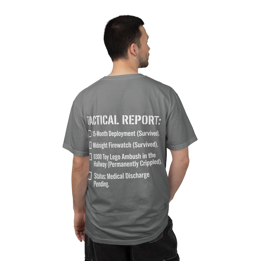 0300 Toy Lego Ambush Survivor Heavyweight Tee — Tactical Report Series