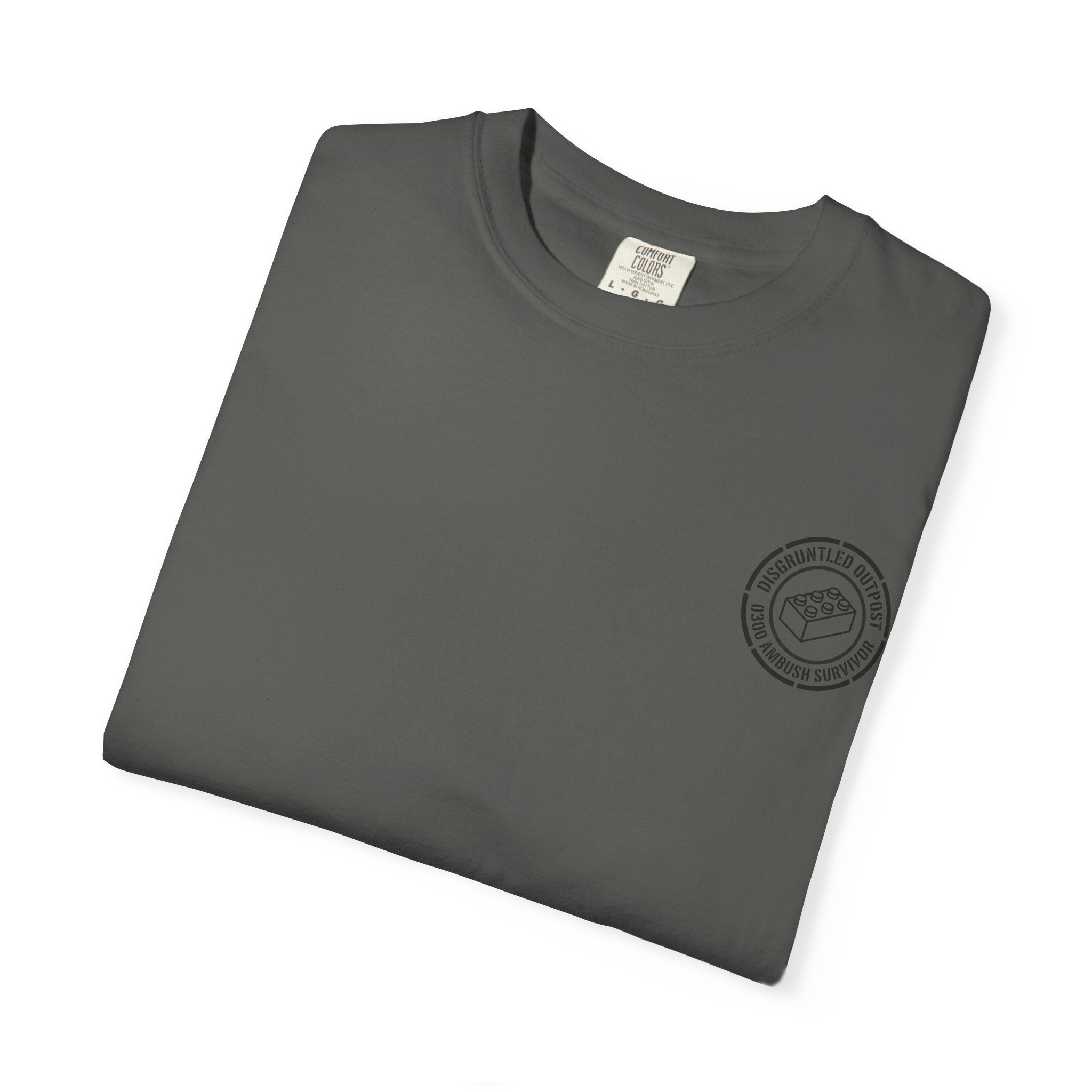 0300 Toy Lego Ambush Survivor Heavyweight Tee — Tactical Report Series