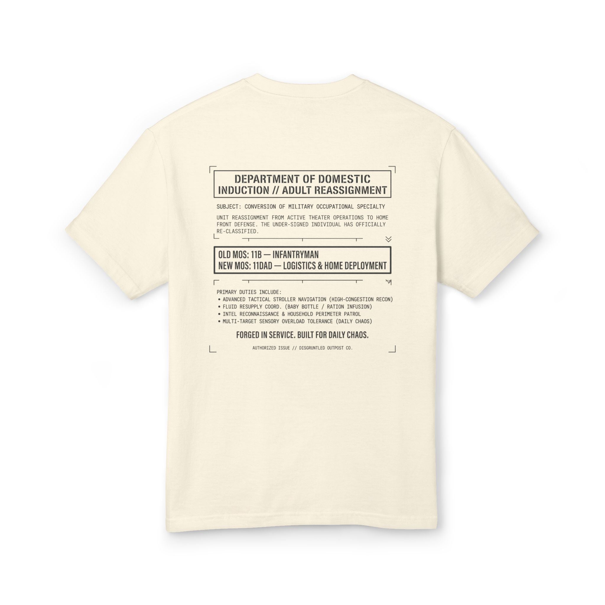 The "Operational Re-Class" Heavyweight Tee