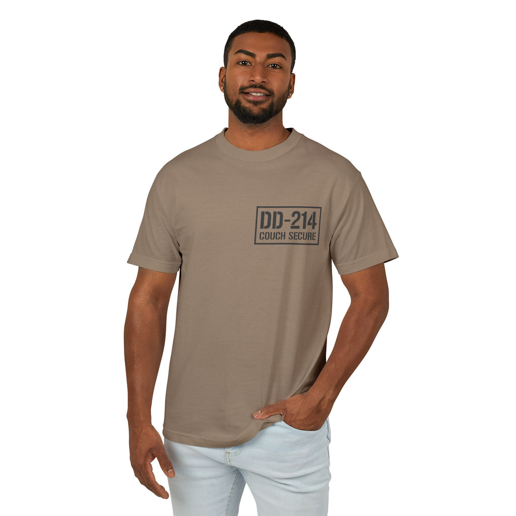 The "DD-214 Security Protocol" Heavyweight Tee