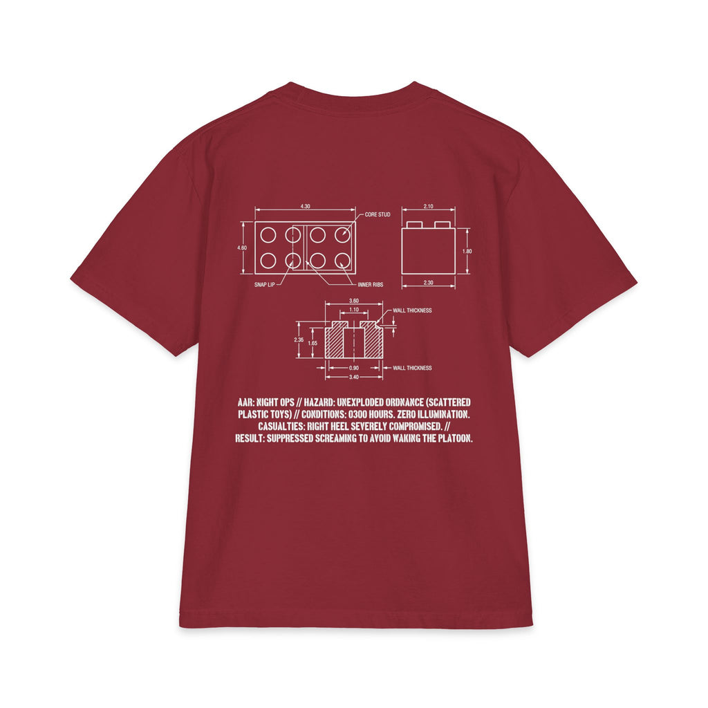 UXO Detected Technical Blueprint Tee