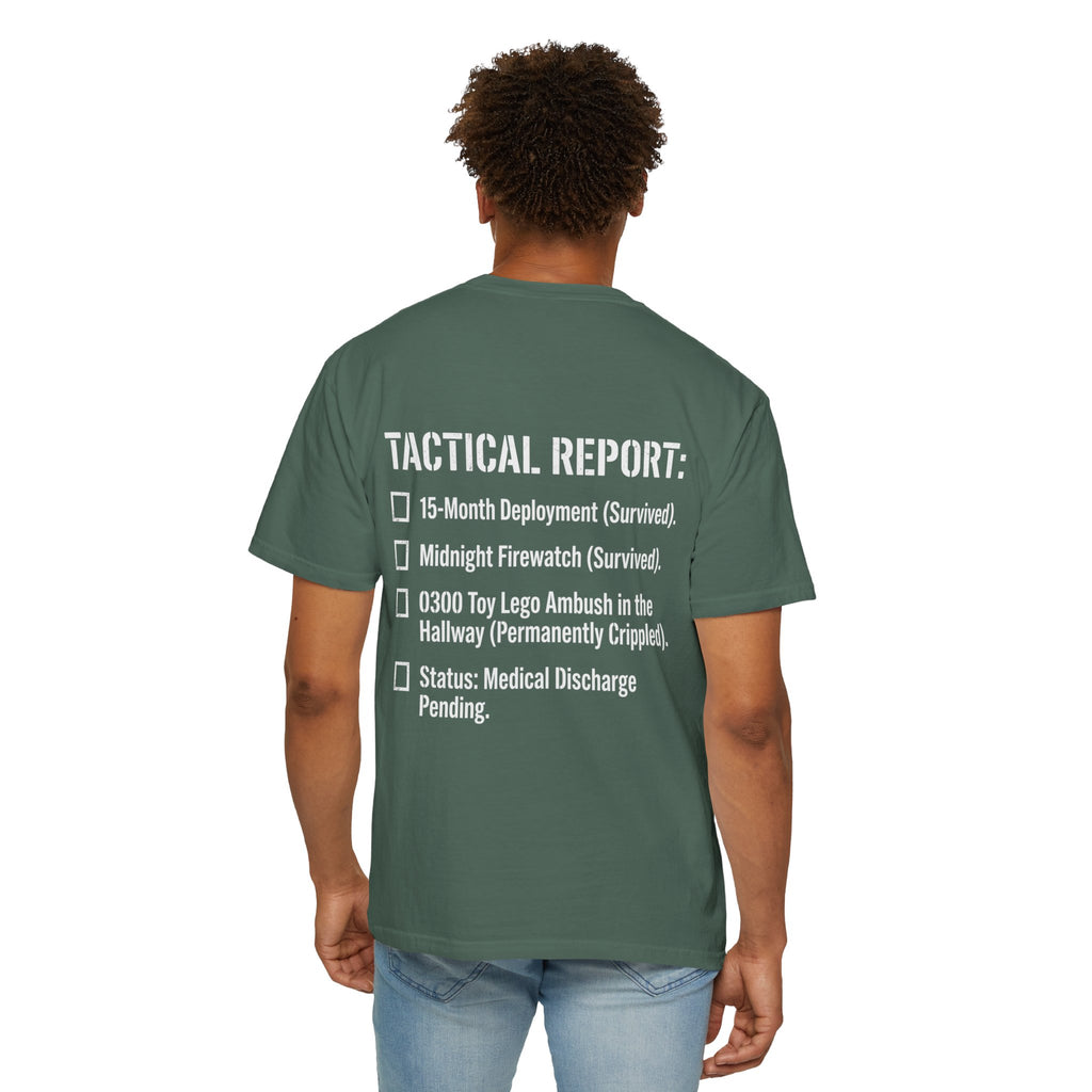 0300 Toy Lego Ambush Survivor Heavyweight Tee — Tactical Report Series