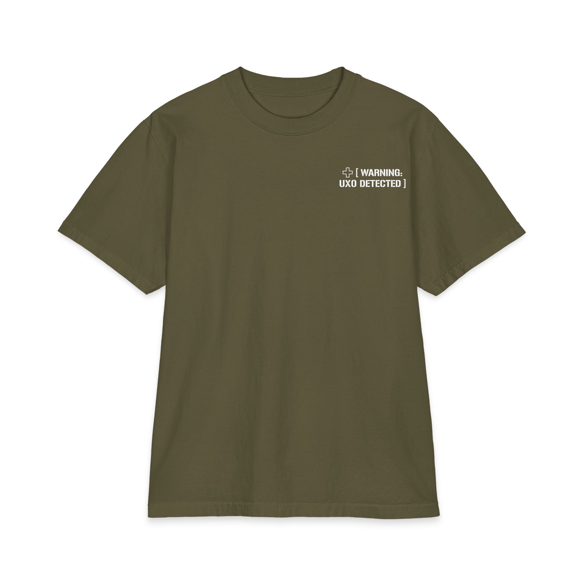 UXO Detected Technical Blueprint Tee