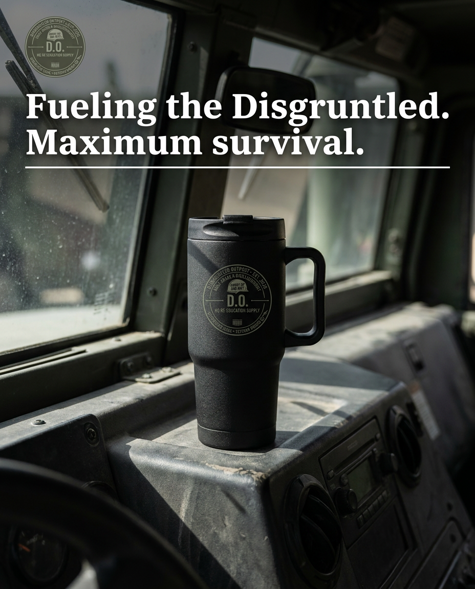 40oz Insulated Travel Mug — D.O. Outdoor Supply Tumbler with Handle