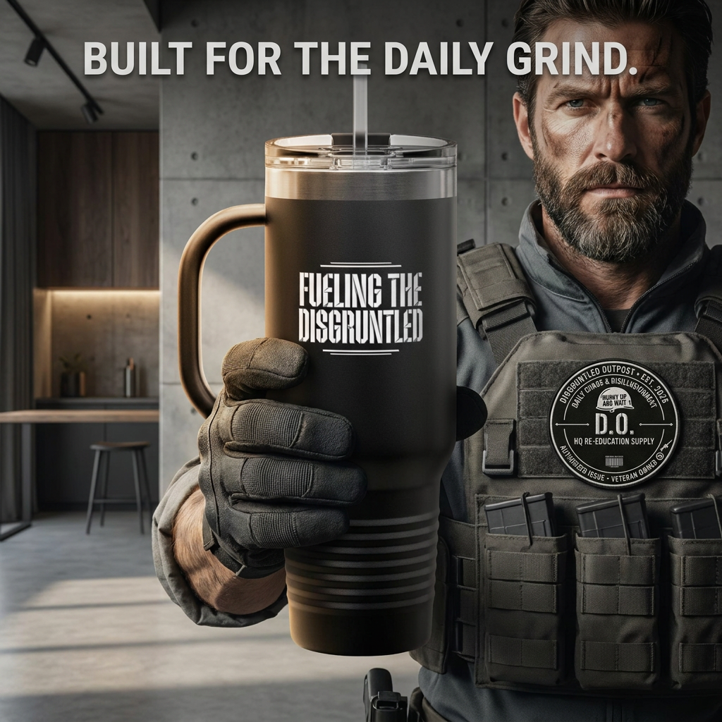 40oz Insulated Travel Mug — D.O. Outdoor Supply Tumbler with Handle