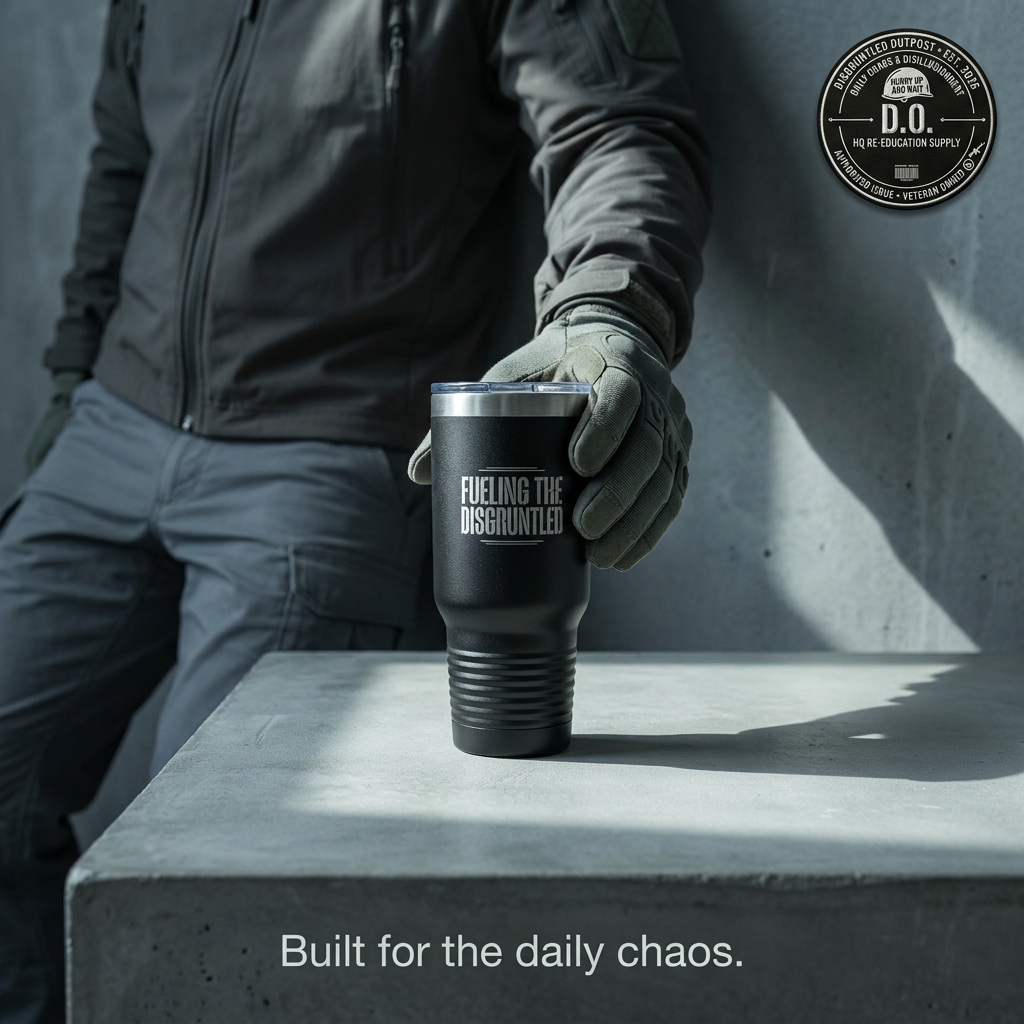 40oz Insulated Travel Mug — D.O. Outdoor Supply Tumbler with Handle