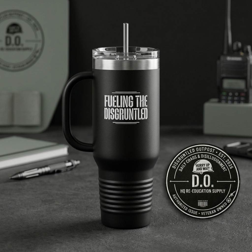 40oz Insulated Travel Mug — D.O. Outdoor Supply Tumbler with Handle