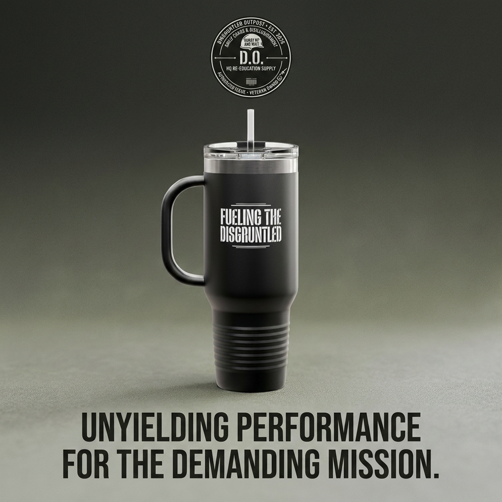 40oz Insulated Travel Mug — D.O. Outdoor Supply Tumbler with Handle