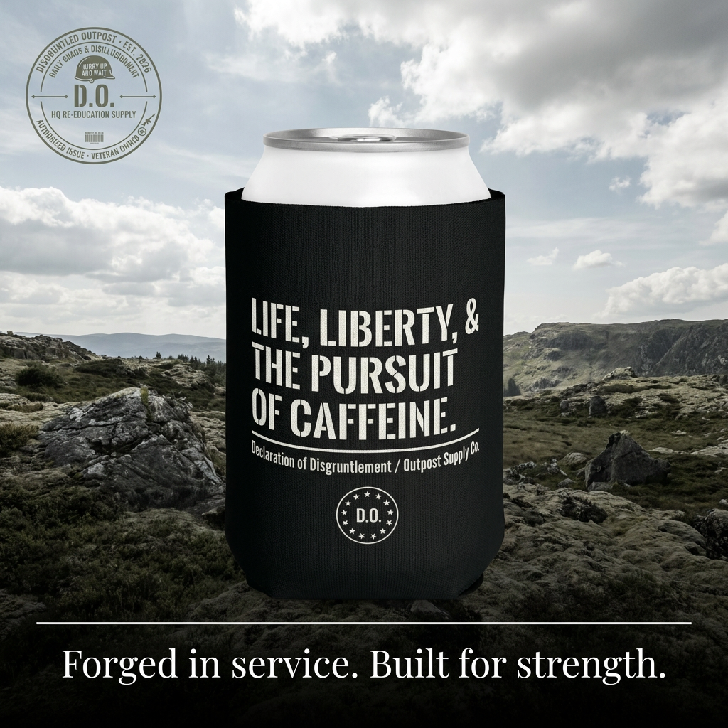 The Declaration of Disgruntlement Can Cooler