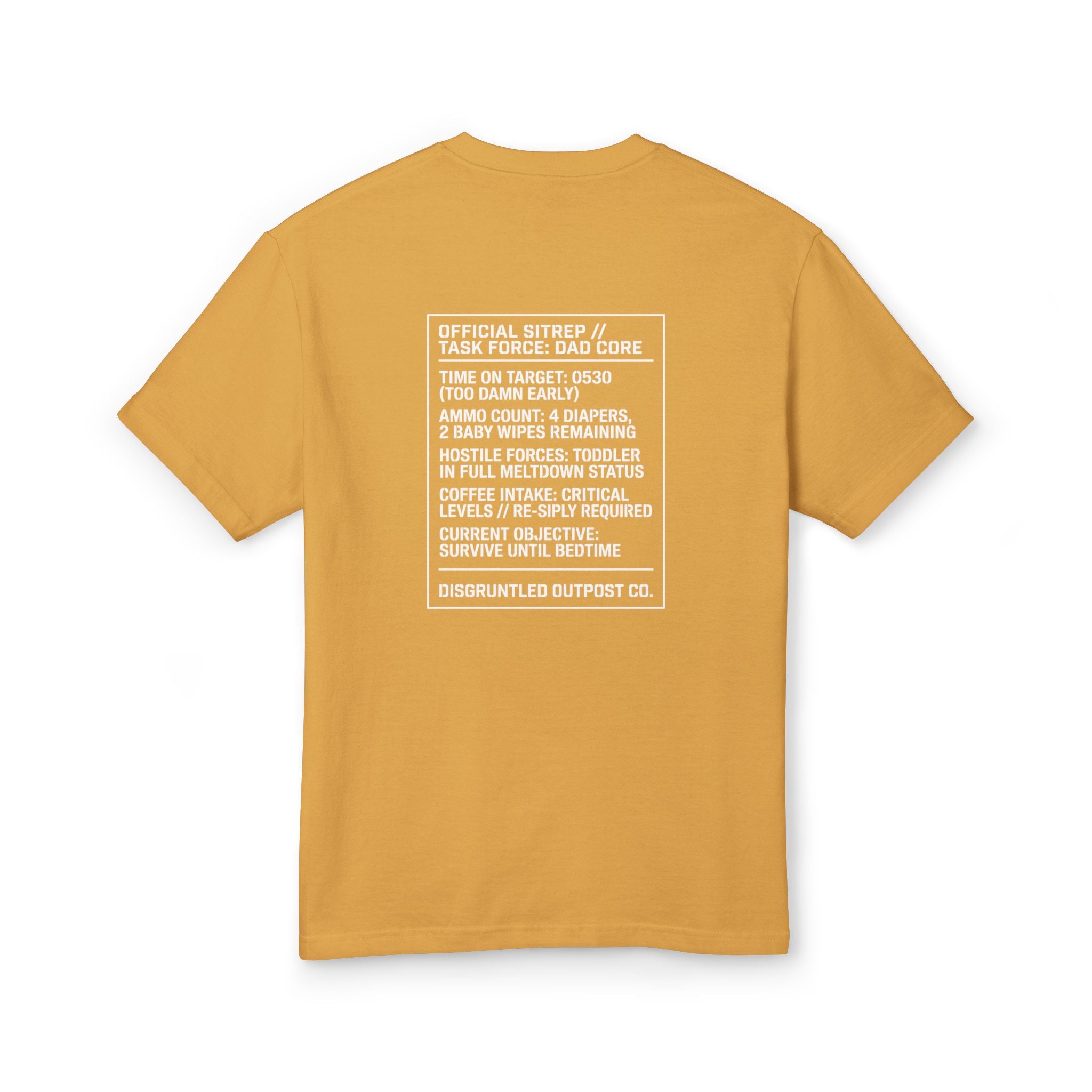 The "Task Force: Dad Core" Patch Heavyweight Tee