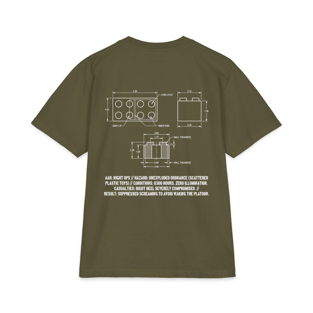 UXO Detected Technical Blueprint Tee