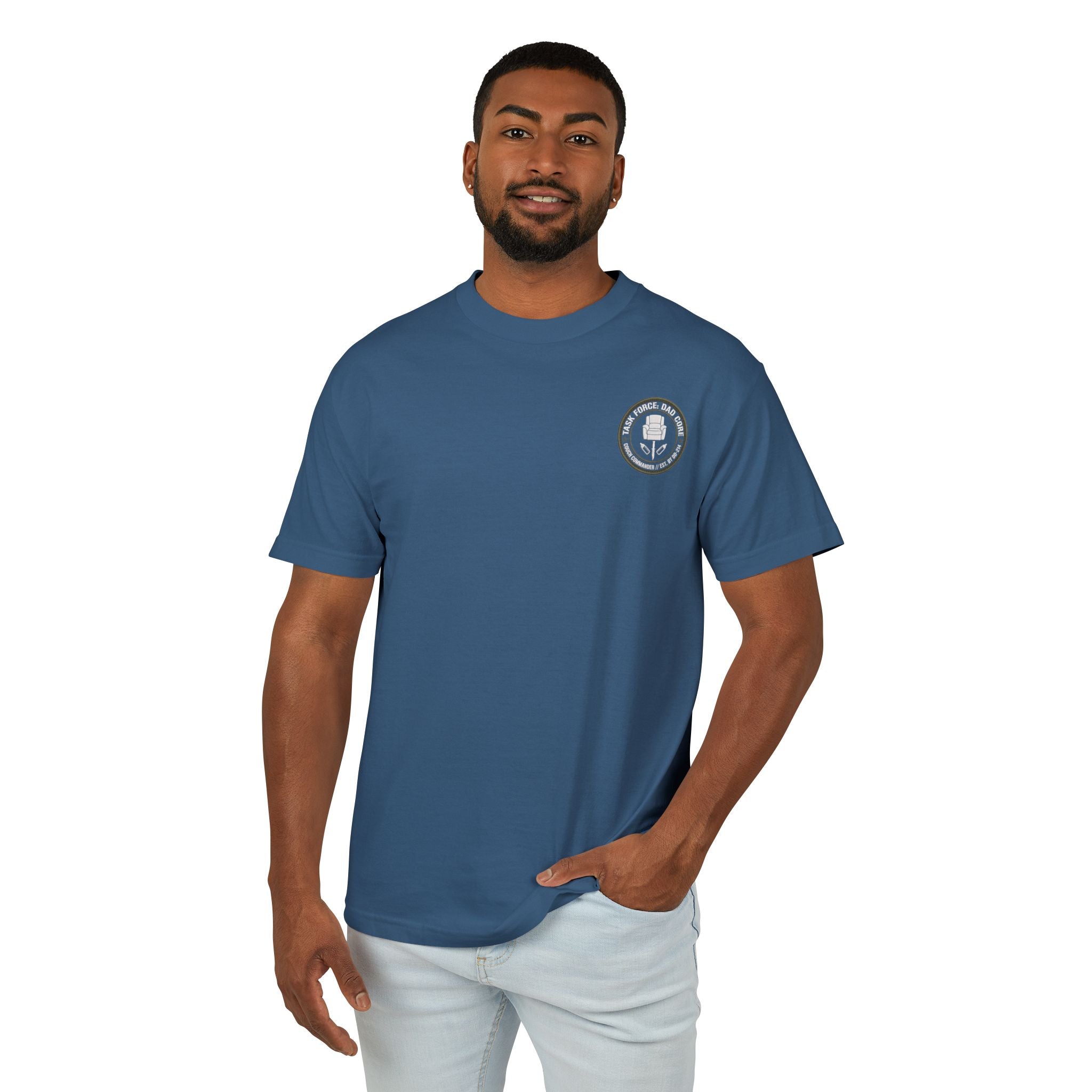 The "Task Force: Dad Core" Patch Heavyweight Tee