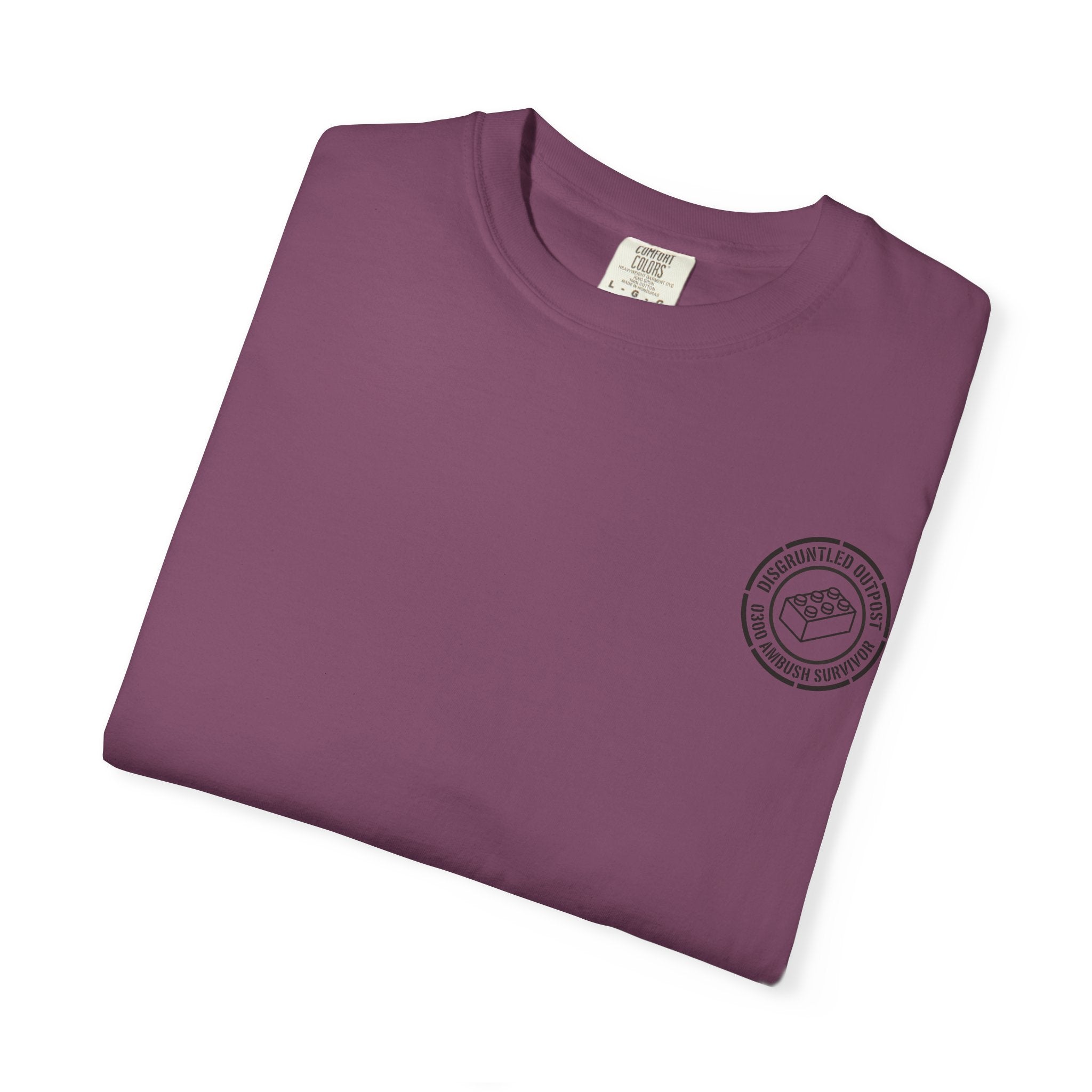 0300 Toy Lego Ambush Survivor Heavyweight Tee — Tactical Report Series