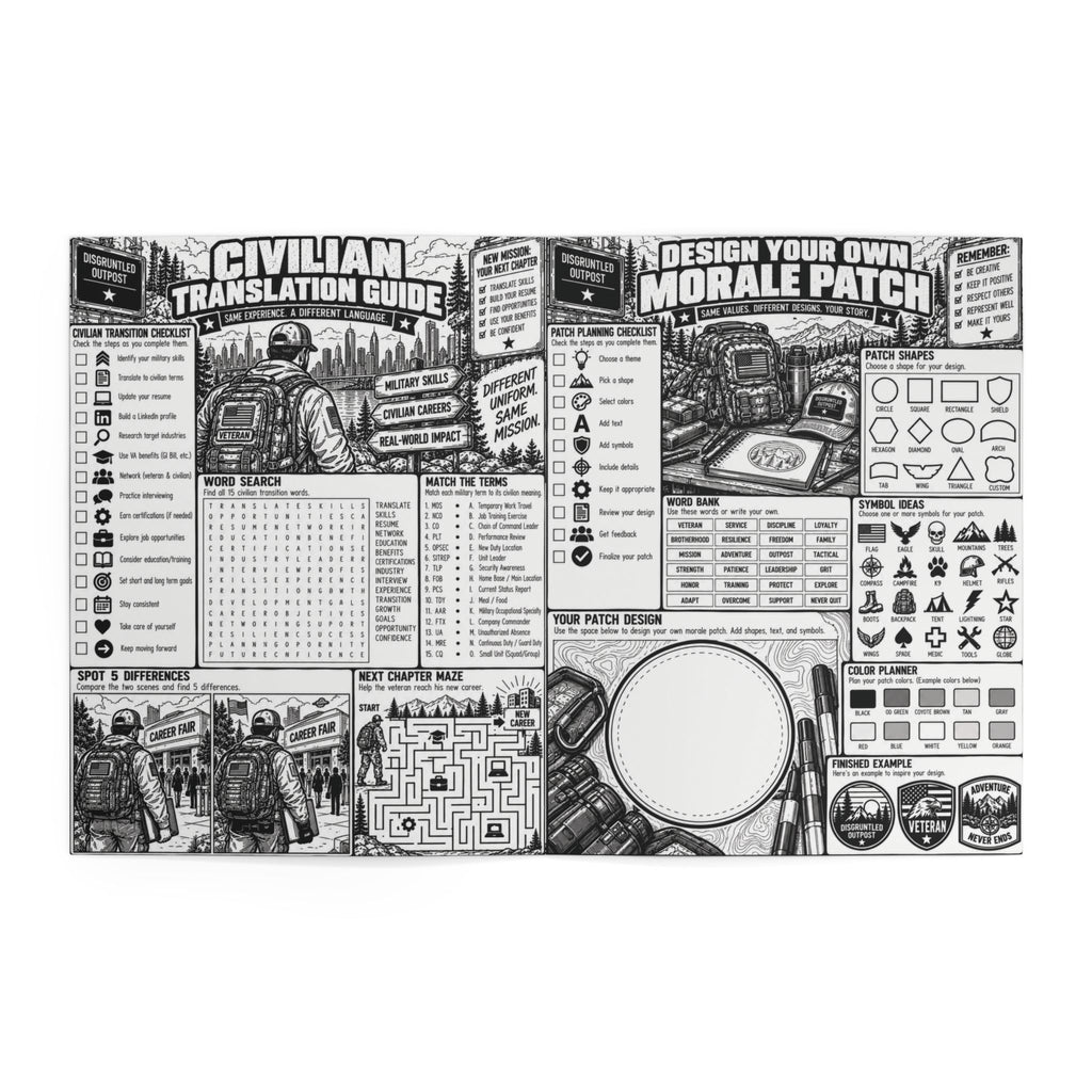 Disgruntled Outpost Field Problems coloring and activity book interior preview 10