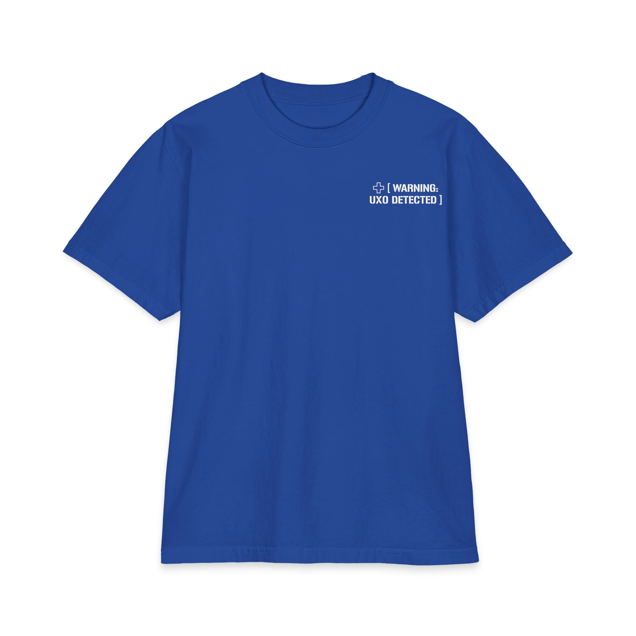 UXO Detected Technical Blueprint Tee