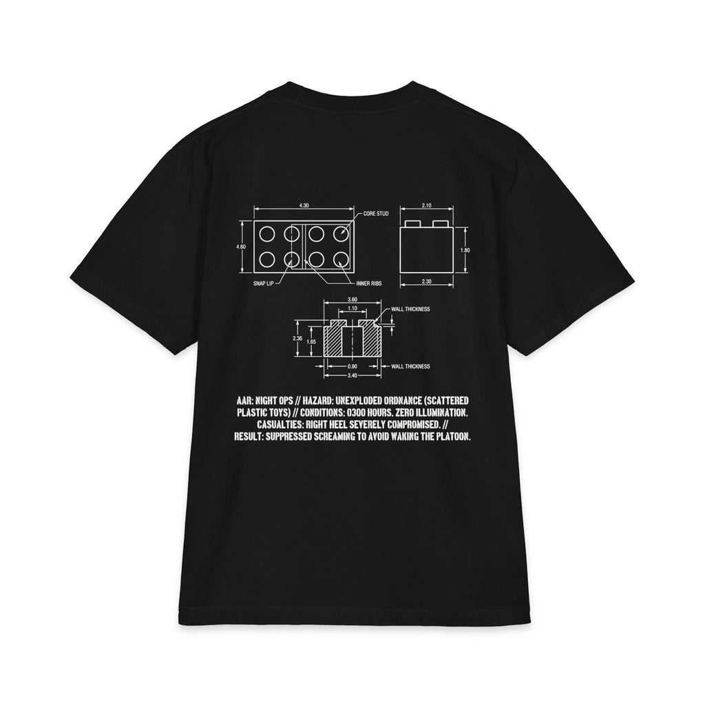 UXO Detected Technical Blueprint Tee