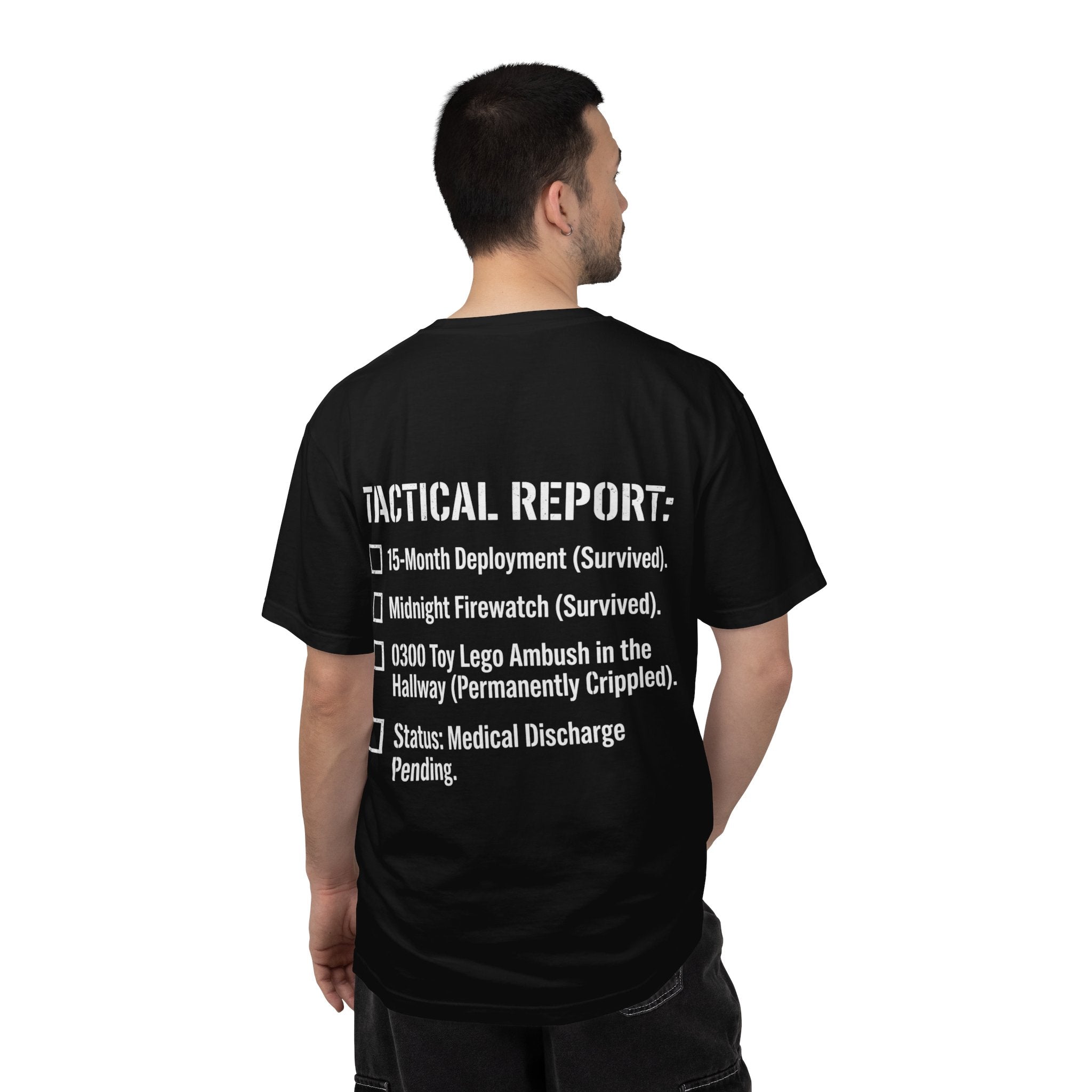 0300 Toy Lego Ambush Survivor Heavyweight Tee — Tactical Report Series