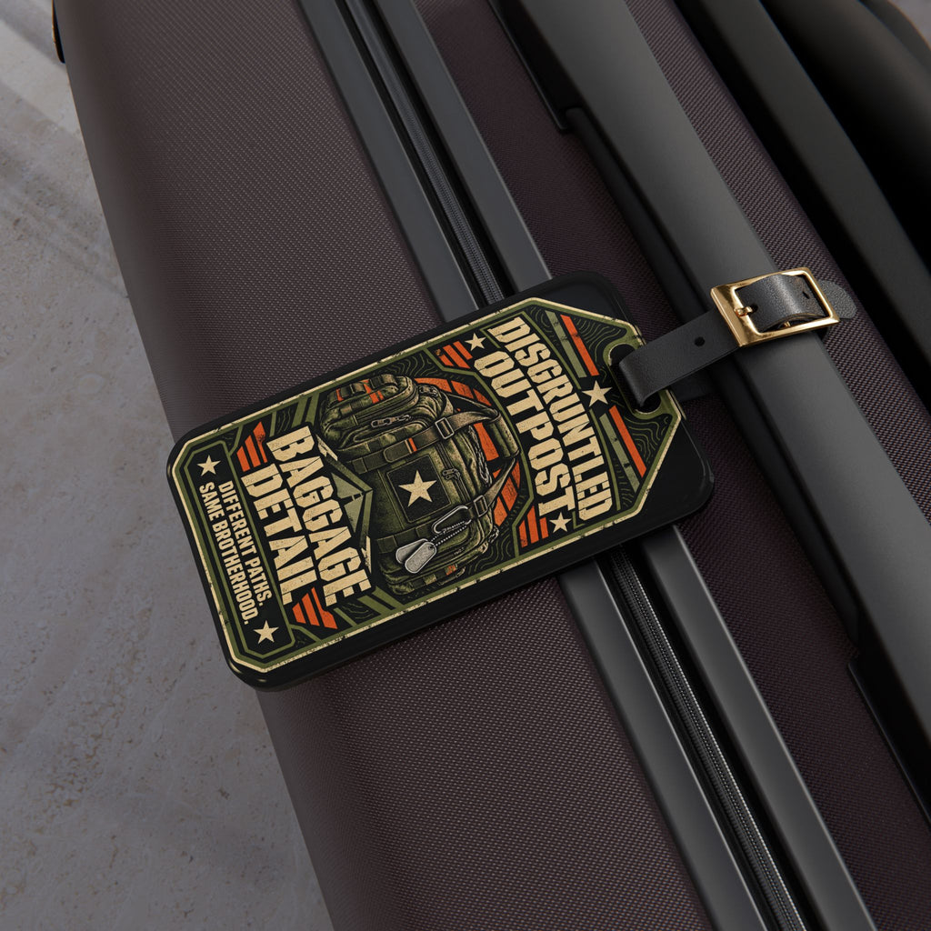 Baggage Detail luggage tag lifestyle mockup
