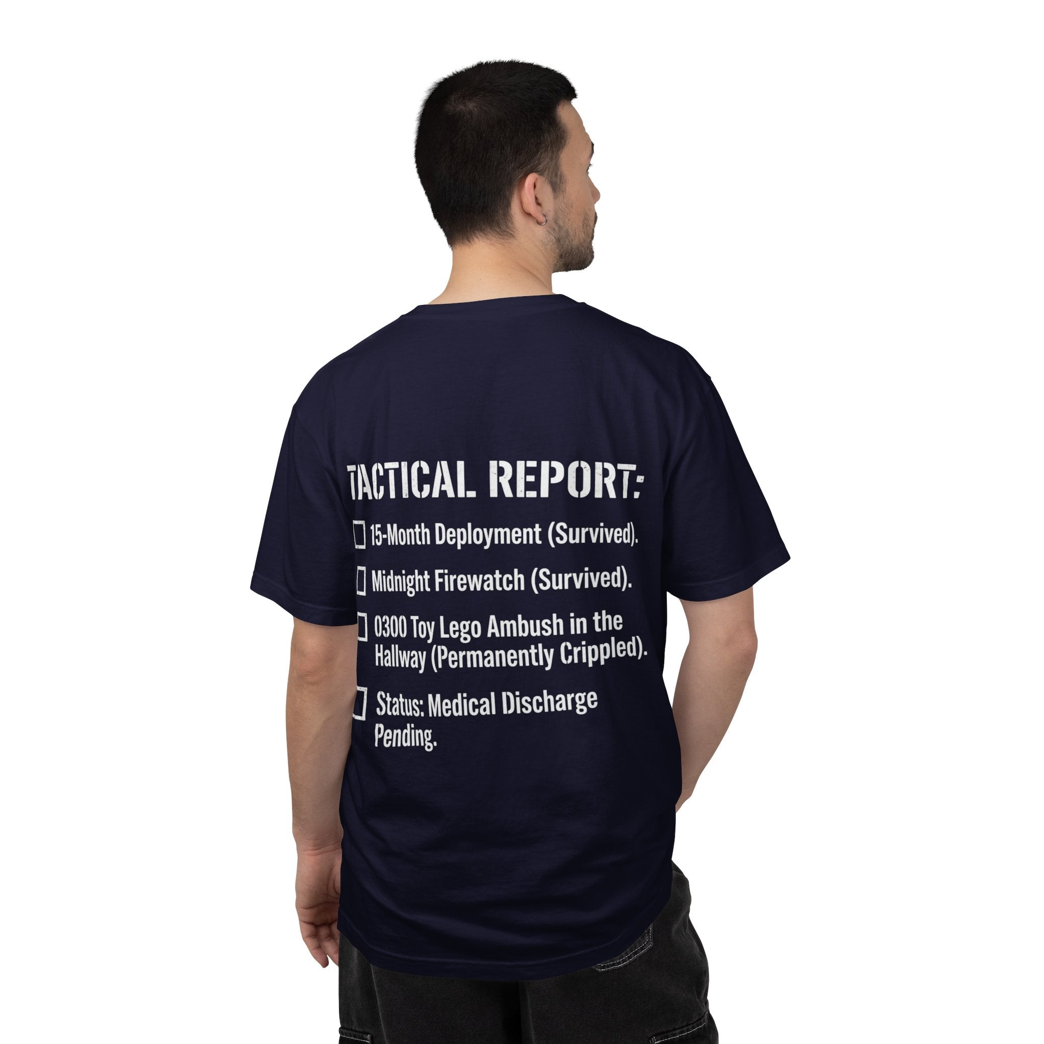 0300 Toy Lego Ambush Survivor Heavyweight Tee — Tactical Report Series
