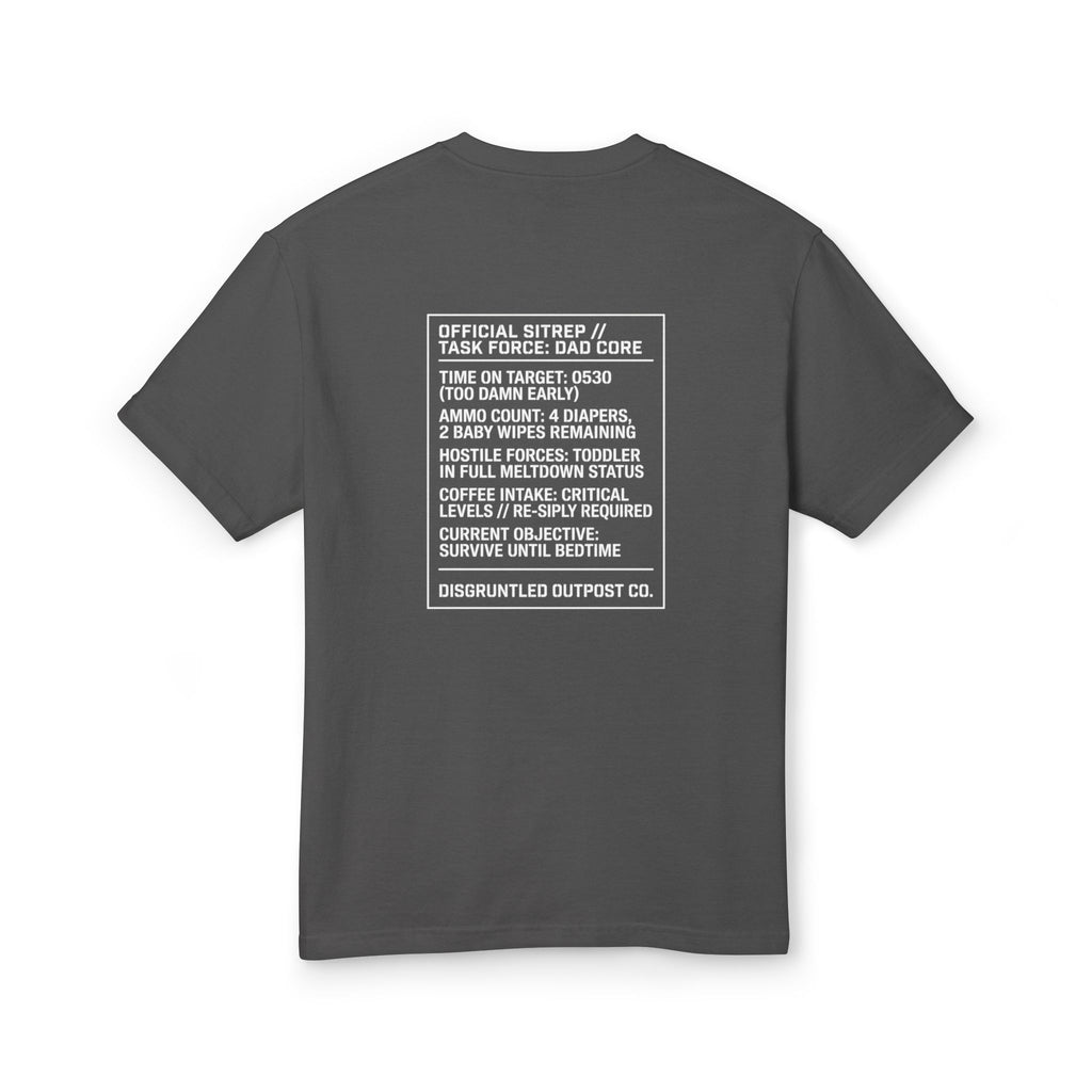 The "Task Force: Dad Core" Patch Heavyweight Tee