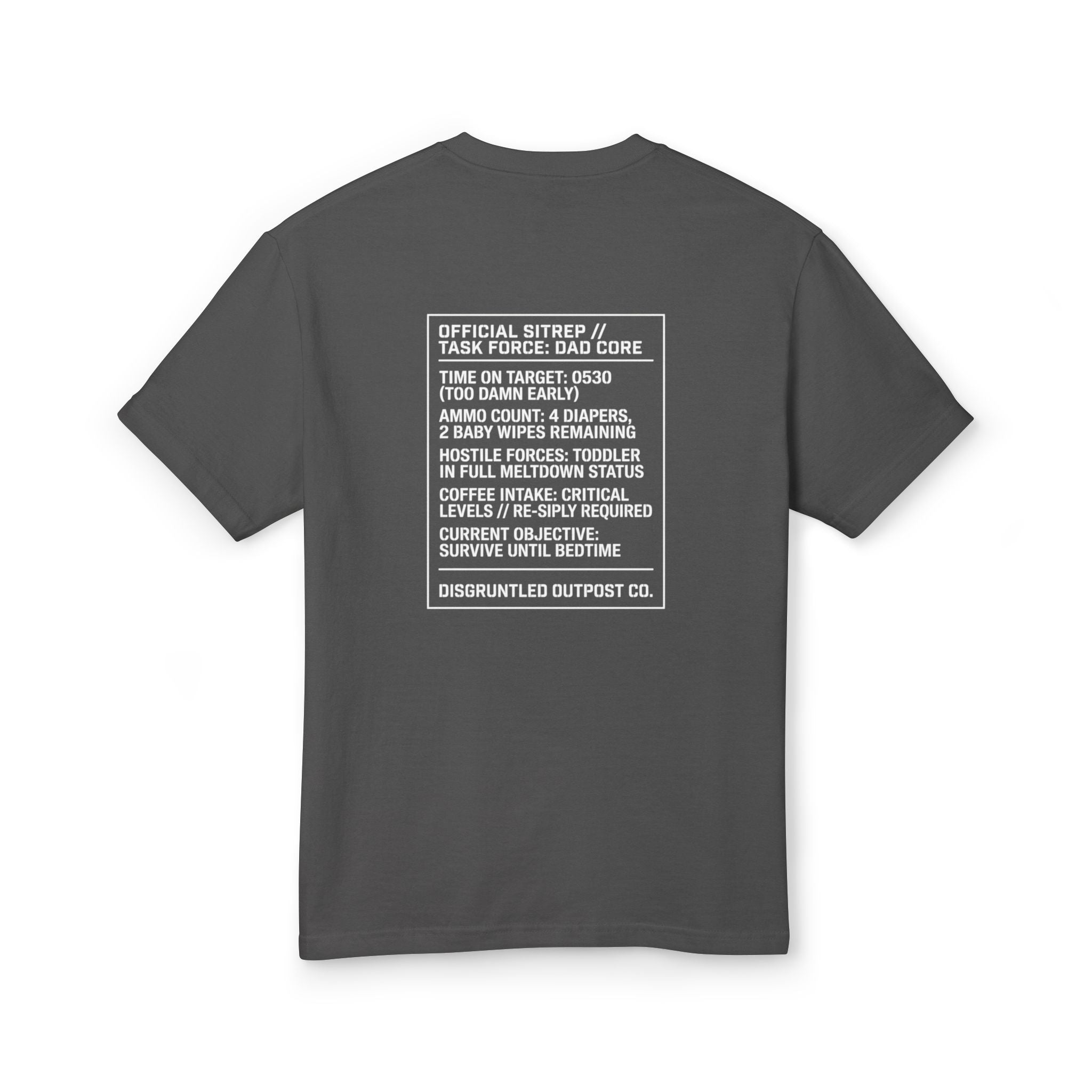 The "Task Force: Dad Core" Patch Heavyweight Tee
