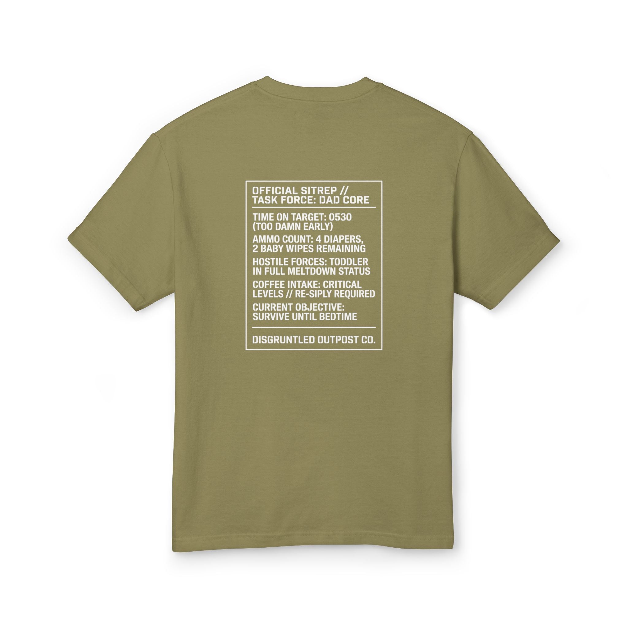 The "Task Force: Dad Core" Patch Heavyweight Tee
