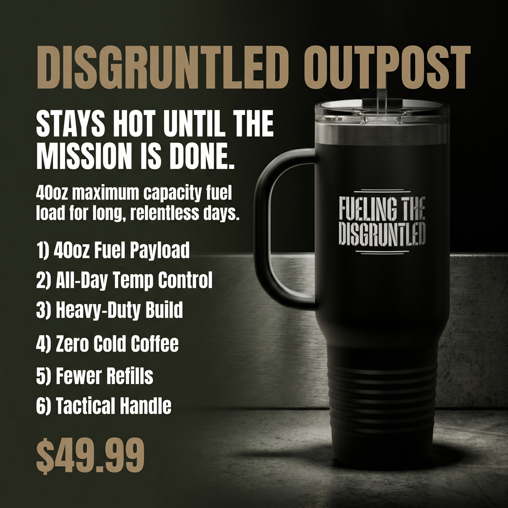 40oz Insulated Travel Mug — D.O. Outdoor Supply Tumbler with Handle