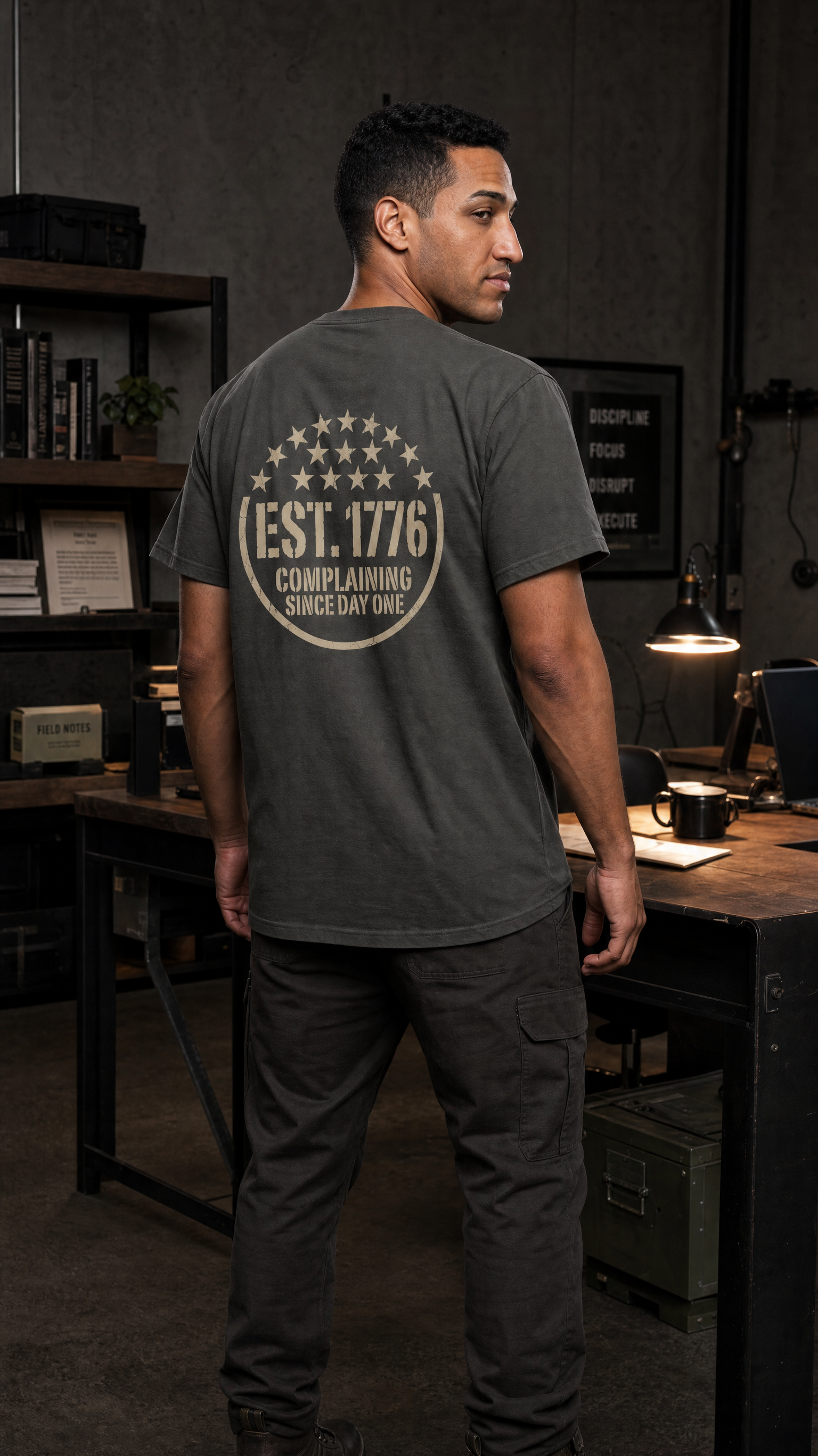 The Standard Issue – Distressed Flag Graphic Tee