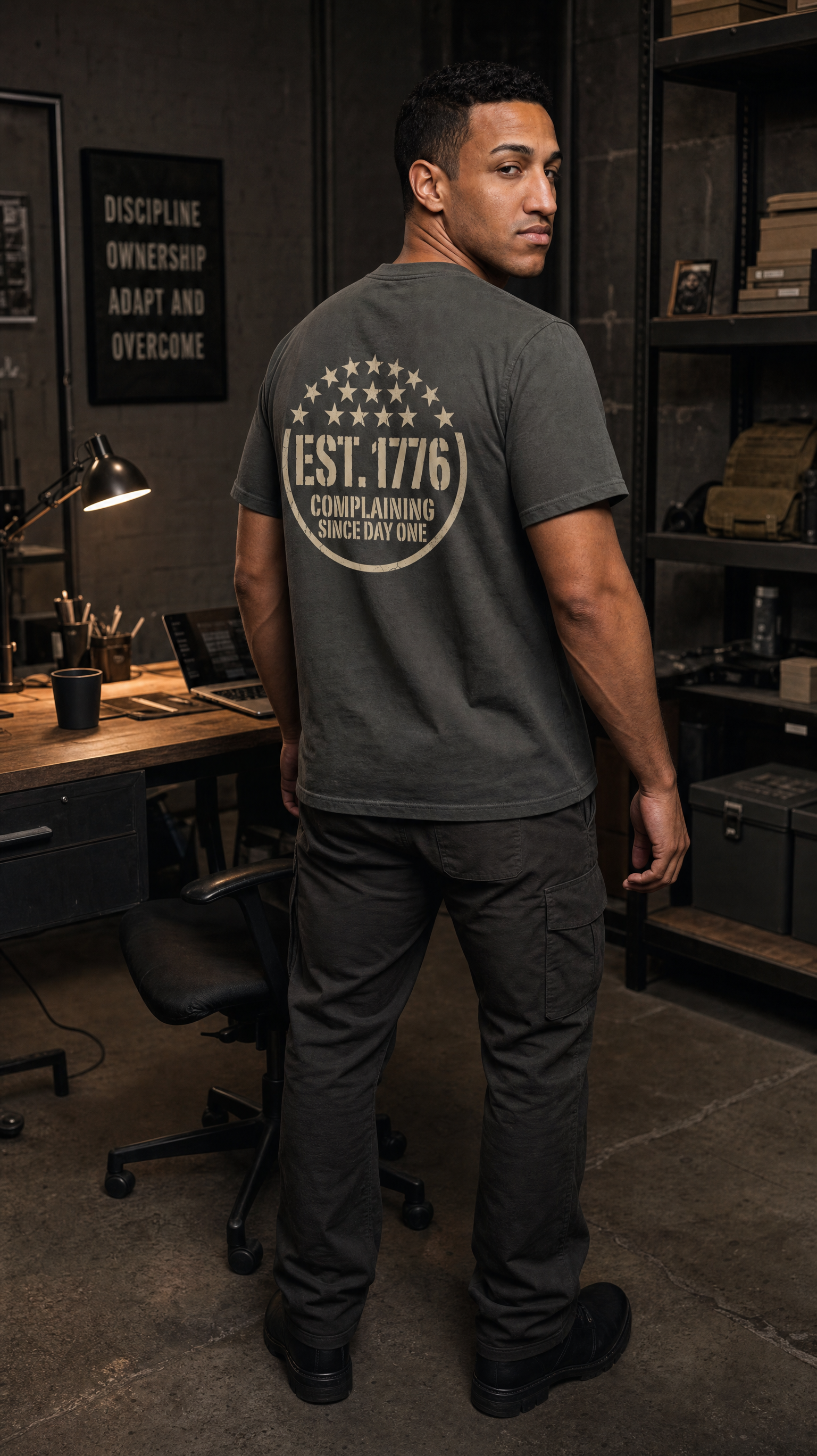 The Standard Issue – Distressed Flag Graphic Tee