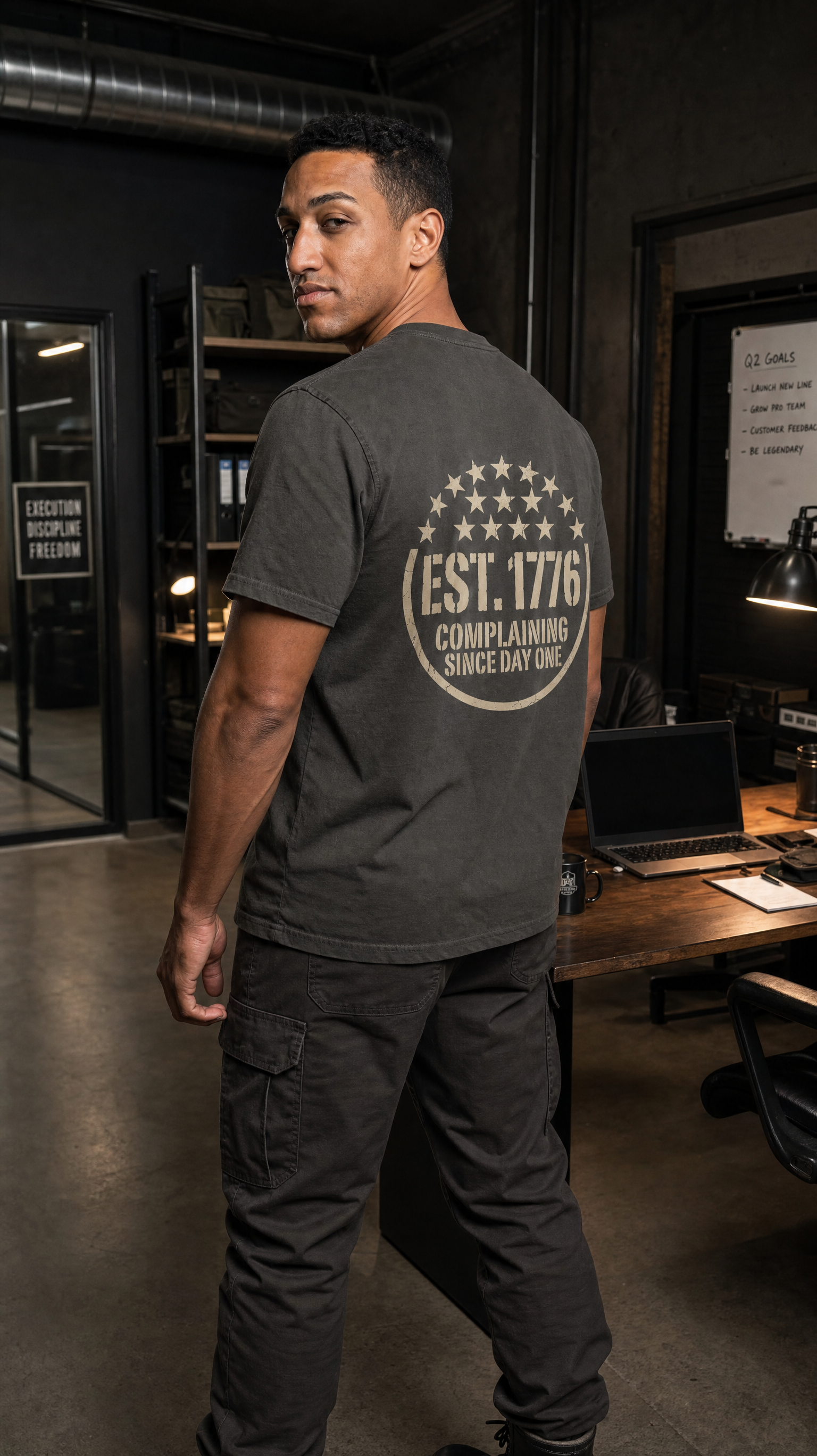 The Standard Issue – Distressed Flag Graphic Tee