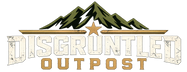 Disgruntled Outpost mountain and star logo